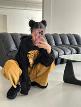 a street cropped hoodie