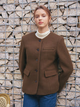 HAIRY WOOL MUFFLER COAT_BROWN (6638381203574)