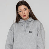 スモールダブルドローイングスマイルフーディ / Small Double Drawing Smile Hoodie