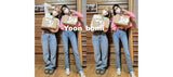 ワイドフィットライトブルーデニムパンツ/ACTRESS YOOSUN, WJSN YEON-JUNG, RED VELVET JOY, RAPPER JESSIE, MAMAMOO MOON-BYUL, GIRLFRIEND YERIN, MOMOLAND NANCY, IZ*ONE EUNBI, APINK BOMI WORN WIDE FIT LIGHT BLUE DENIM PANTS [6055]