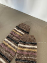 Stripe Knit Leg Warmer
