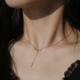 Y PEARL 14K GOLDFILLED NECKLACE (6681233490038)