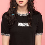 レオパードポイントT / LEOPARD POINT TEE (BLACK)