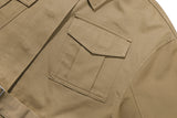 ガーベルダイントレンチクロップジャケット / GABERDINE TRENCH CROP JACKET_BEIGE