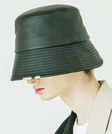 LEATHER CHAIN BUCKET HAT (6538814521462)