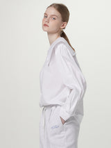 Double collar blouse - White (6671625519222)