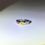 [I-DLE Soyeon] Silver gemstone ring_1