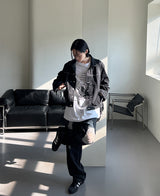 スクラッチスリーブT / Scratch Sleeve Tee (2 color)