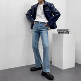 MOブーツカットオープンデニムパンツ/MO bootcut open denim pants