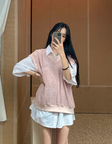 ASCLO Perfect Over Cotton Short Sleeve Shirt (5color)