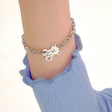 Heart pong bear bracelet (6657706000502)