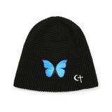 バタフライビーニー/1 4 butterfly beanie - BLACK