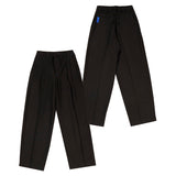 23 ツータックバンディングスラックス / 23 TWO TUCK BANDING SLACKS BLACK / BEIGE