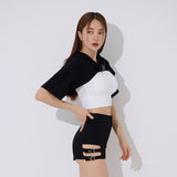 バックルフードボレロ/TOP(9365) Buckle Hooded Bolero