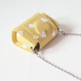 shape of' microbag - cotton flowers