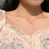 ヨンロンクリスタルイヤリング&ネックレスセット / Younglong Crystal Earrings & Necklace set