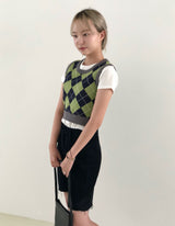 Scottish fish knit vest