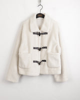 Shitao Mustang Collar Tteokbokki Short Coat