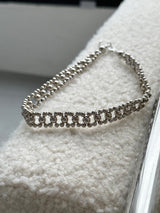 lace ball chain necklace