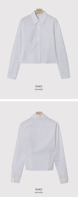FV Basic Slim Line Crop Shirt (5color)