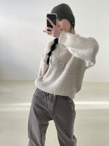 About balloon round knit 