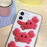 ミニクラブココジェリーハードアイフォンケース/mini crab kkokko Jelly Hard phone case