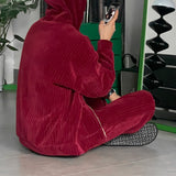 Perfect Velour Hood Zip Up (3color)