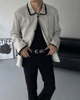 SO Line Collar Tweed Jacket ver.4 (2 colors)
