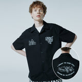 Puppy dolphin open collar shirts (6563747790966)