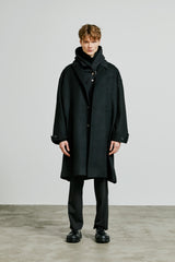 collar up single overfit coat black (6615482171510)