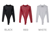 ネックメッシュボディスーツ/neck mesh bodysuit(9239)