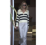Sofia collar stripe knit