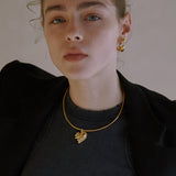 Big Melting Heart Pendant (Gold)