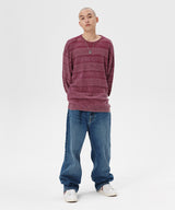 WASHED STRIPE KNIT
