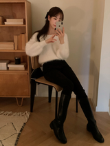 HDバンディングコットンスリムストレートパンツ(2colors)