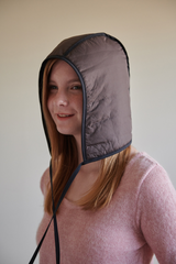 클라우드 리어서블 후드(포 레이니,스노위데이) _네이비&브라운 / Cloud reversible hood (for rainy, snowy day)_navy and brown (6656028442742)