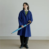 レインコート / unisex rain coat blue navy