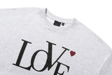 ラブスウェット / LOVE SWEAT SHIRT_LIGHT GREY