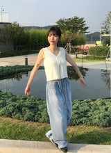 Ellie string denim pants