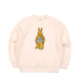 ビッグベアラビットクルーネック / BSR2223FWPO031 BIG BEAR RABBIT CREWNECK CREAM