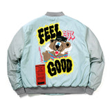 21 BEAR OVERSIZED MA-1 JACKET BLUE GREY / BLACK (6629885018230)