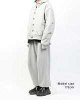 ボタンフードジップアップ / Button hood zip-up_2color