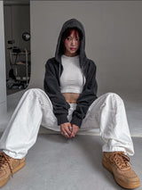 (UNISEX)シェルダメージピグメントオーバーフード