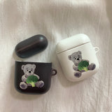 ブロッコリーAirPodsケース / broccoli bear airpods case (white)