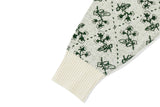 コージーフラワーニットカーディガン / COZY FLOWER KNIT CARDIGAN_OATMEAL