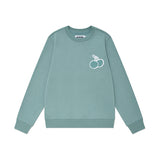 キルシーミドルチェリートレーナー／UNI MIDDLE CHERRY SWEATSHIRT KA [GREEN] (6597376868470)