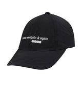ウェアミーアゲイン & アゲインナイロンキャップ / WEAR ME AGAIN & AGAIN NYLON CAP(BLACK)