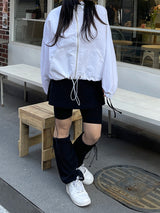 リボンストリングレッグウォーマー / Ribbon String Leg Warmer
