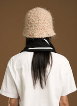 Crochet Knit Winter Hat (caramel)