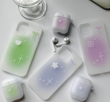 シャイブリンググリーンフォーンケース / Shy bling green phone case